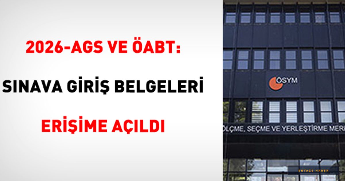 2026-AGS ve ÖABT Sınav Giriş Belgeleri Yayınlandı: Adaylar İçin Kritik Uyarılar