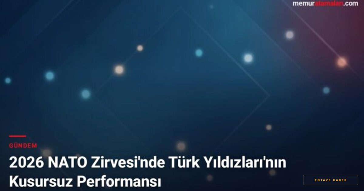 2026 NATO Zirvesi'nde Gökyüzünde Türk İmzası: Türk Yıldızları'ndan Nefes Kesen Şov