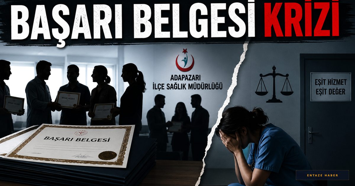 Adapazarı’nda Sağlıkçı İsyanı: Başarı Belgesi Dağıtımında Sendikal Kayırma İddiası