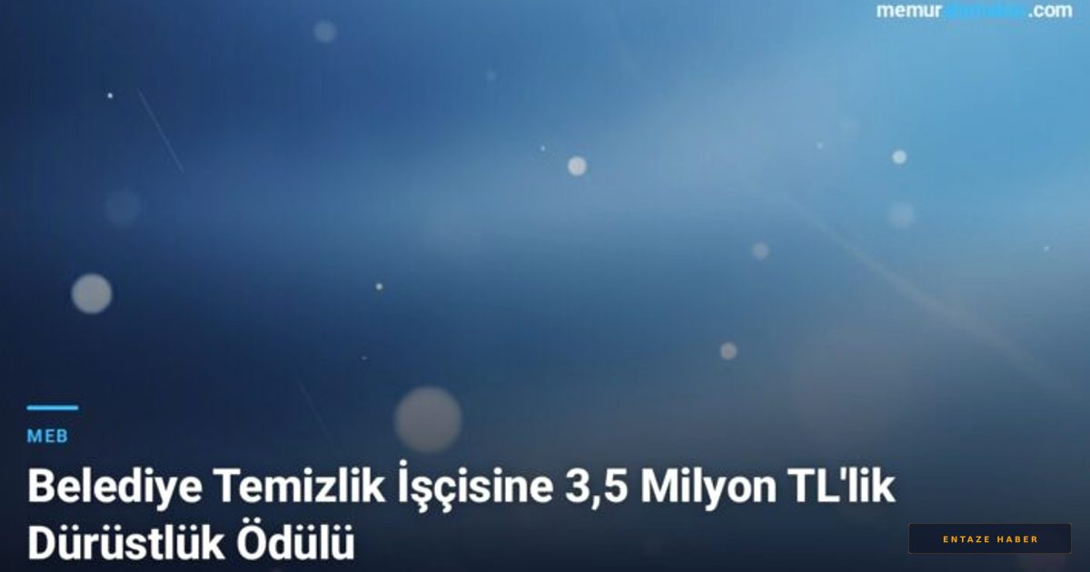 Düzce'de Büyük Vicdan: 3,5 Milyonluk Serveti Teslim Eden İşçiye Ödül