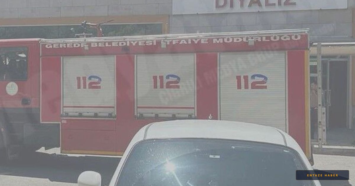 Gerede Devlet Hastanesi’nde Korkutan Yangın: Diyaliz Ünitesinde Büyük Panik!