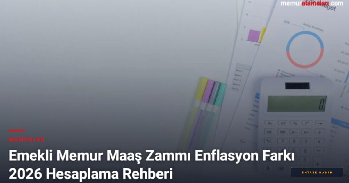 2026 Emekli Memur Maaşlarında Enflasyon Farkı Rehberi: Hesaplama Yöntemi ve Ödeme Takvimi