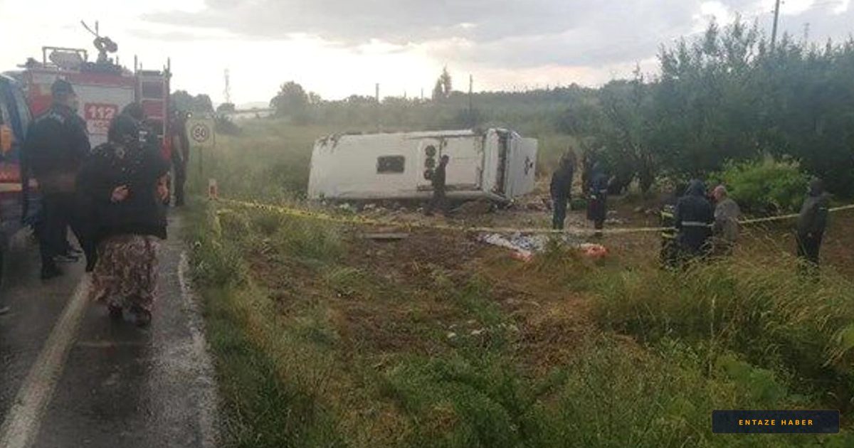 Isparta'da Feci Kaza: Tur Otobüsü Devrildi, 4 Can Kaybı Var