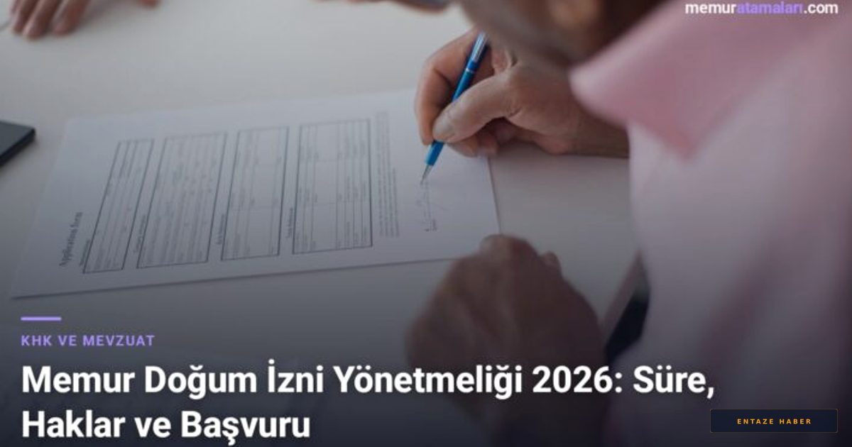 2026 Memur Doğum İzni Rehberi: İzin Süreleri, Maaş Hakları ve Başvuru Detayları