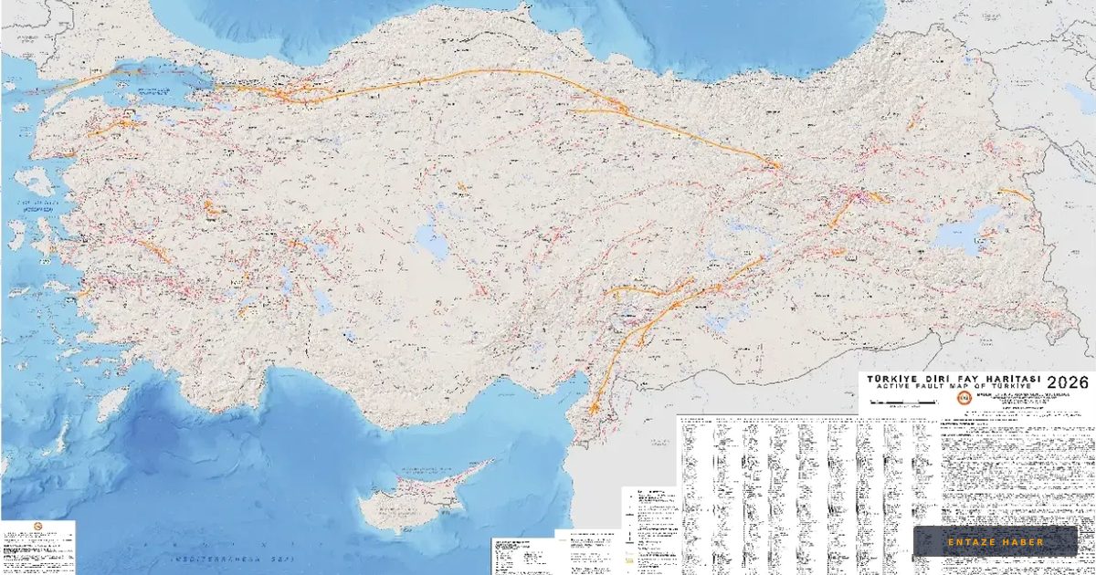 Türkiye'nin Deprem Haritası Yenilendi: Diri Fay Sayısında Kritik Artış