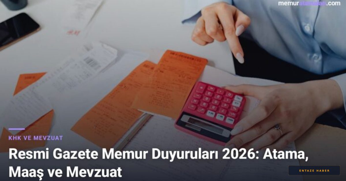 2026 Kamu Personeli Rehberi: Resmi Gazete'de Yer Alan Atama ve Özlük Hakkı Düzenlemeleri