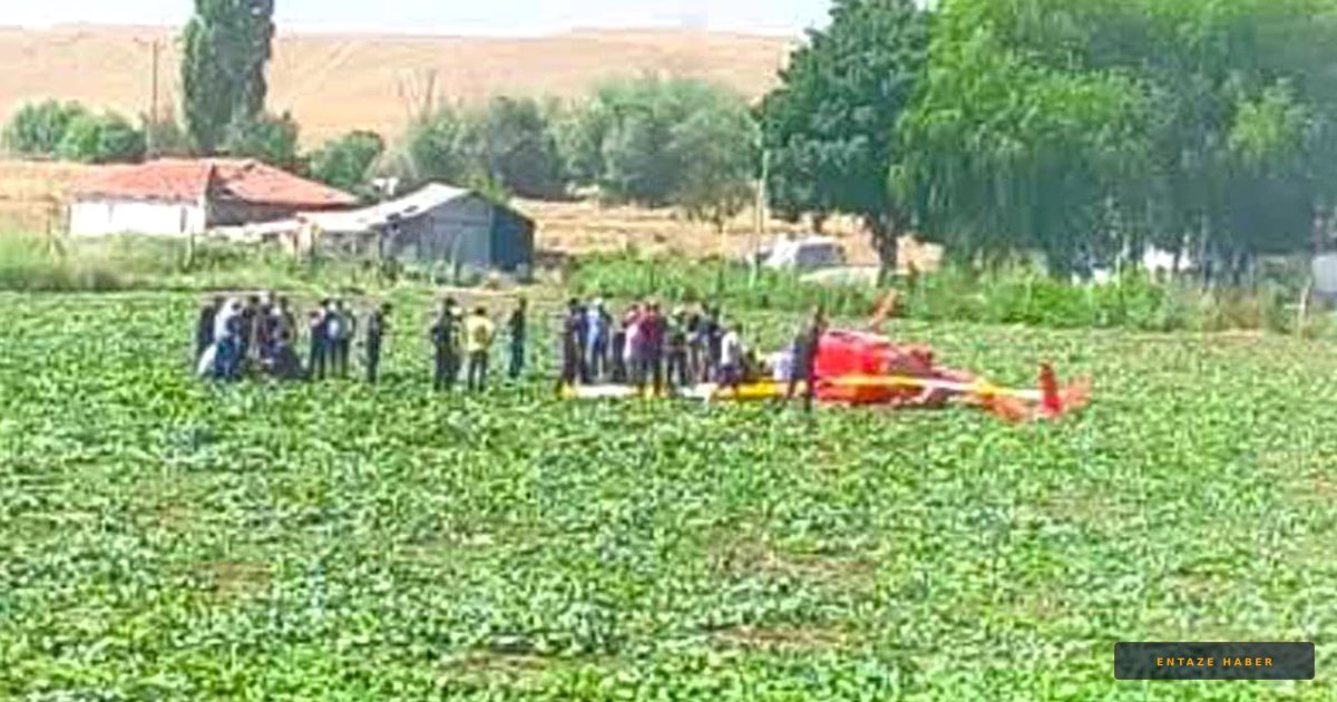 TUSAŞ'a Ait Eğitim Helikopteri Ankara'da Düştü: 2 Yaralı!