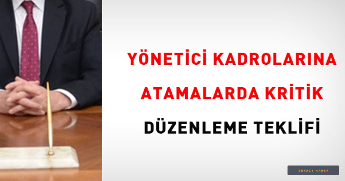 Kamuda Yönetici Atamalarında Devrim: 5 Yıllık Şart Tarihe Karışıyor